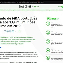 Mercado de M&A portugus chega aos 13,4 mil milhes de euros em 2019